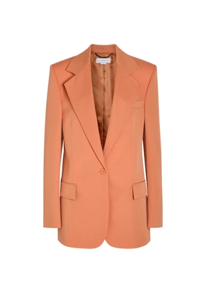 Stella McCartney notched-lapel single-breasted blazer - Orange