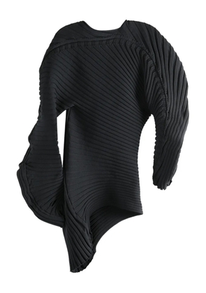 Issey Miyake asymmetric sweater - Black