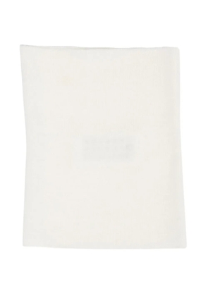 Maison Margiela four-stitch wool neck warmer - White