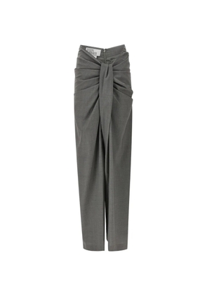 Giuseppe Di Morabito draped asymmetric trousers - Grey