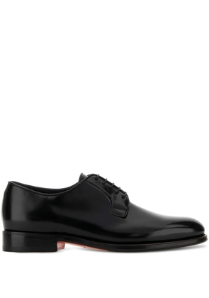 Santoni round-toe lace-up oxford shoes - Black