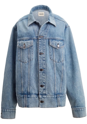 KHAITE Grizzo denim jacket - Blue
