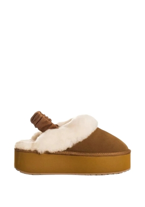 Birkenstock open toe slippers - Brown