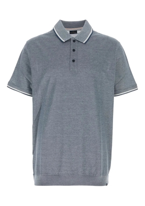 Paul & Shark striped-detail polo shirt - Grey
