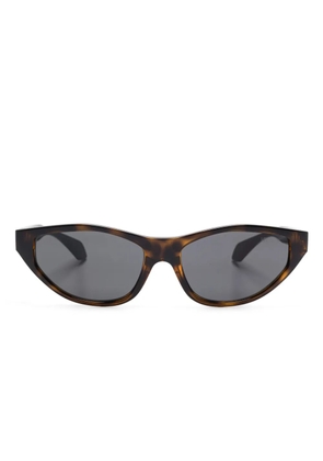 Versace Eyewear Medusa-plaque sunglasses - Brown