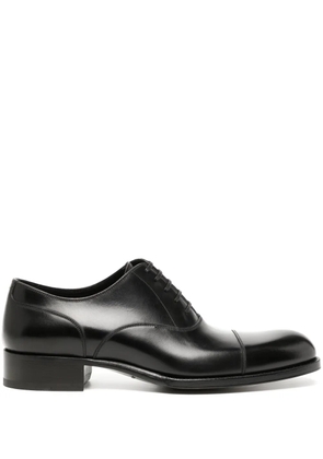 TOM FORD Elkan leather Oxford shoes - Black