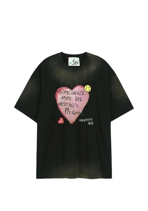 Andersson Bell spray washed T-shirt - Black