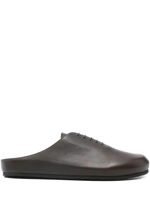 Jacquemus lace-up mules - Brown