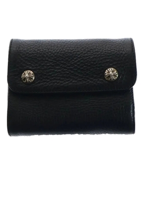 Chrome Hearts mini leather wallet - Black