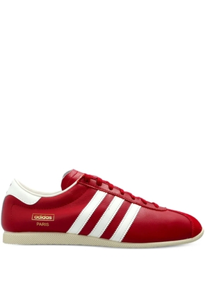 adidas Paris stripes lace-up sneakers - Red