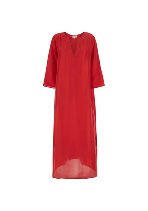 P.A.R.O.S.H. V-neck maxi dress - Red