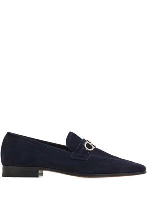 Ferragamo Gancini suede loafers - Blue