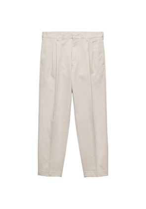 Prada wide-leg sartorial trousers - Neutrals