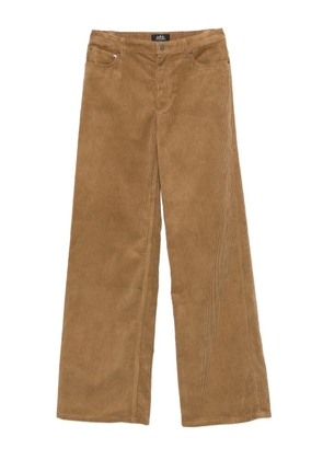 A.P.C. corduroy trousers - Brown