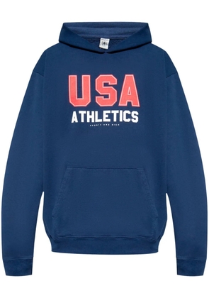 Sporty & Rich USA Athletics hoodie - Blue