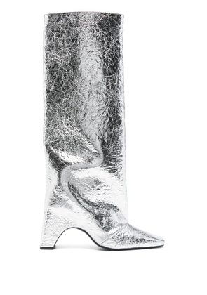 Coperni 85mm Foil Bridge boots - Grey