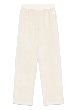 Moncler fleece track pants - White