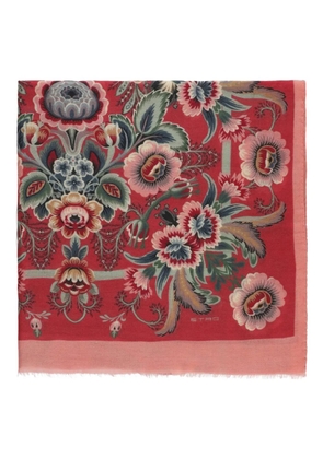 ETRO floral scarf - Red
