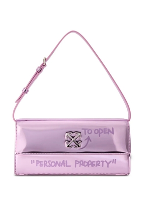 Off-White Jitney 1.0 embossed shoulder Bag - Pink