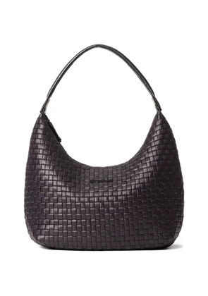 Mz Wallace medium woven shoulder bag - Black