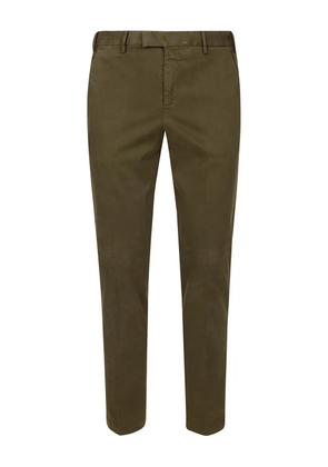 PT Torino straight-leg cotton trousers - Green