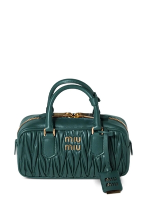 Miu Miu Arcadie matelassé nappa leather bag - Green