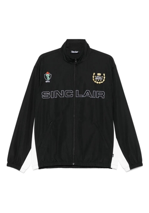 Sinclair logo-embroidered jacket - Black