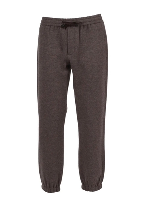 Circolo 1901 mélange-effect track pants - Brown