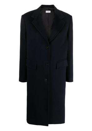 Alberto Biani single-breasted wool midi coat - Blue