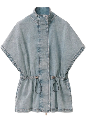 Fabiana Filippi drawstring-waist jacket - Blue