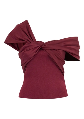 Simkhai Celiana off-shoulder top - Red