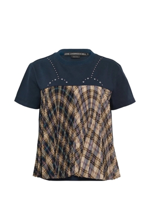 Andersson Bell studded-details T-shirt - Blue