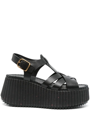 Chloé 85mm leather sandals - Black