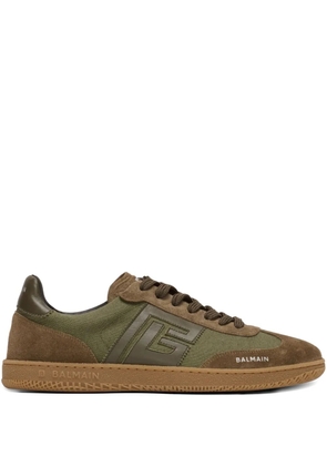 Balmain Swan low-top sneakers - Green