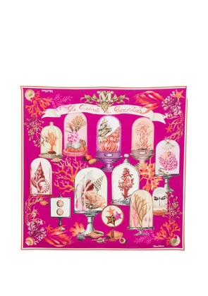 Max Mara graphic-print scarf - Pink
