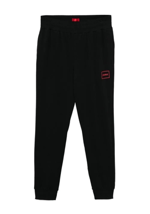 HUGO logo-printed track pants - Black