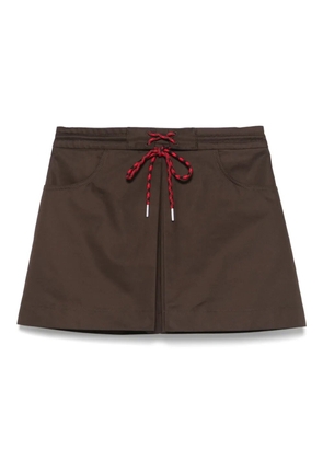SANDRO layered shorts - Brown