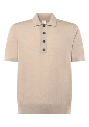 Eleventy fine-knit polo shirt - Neutrals