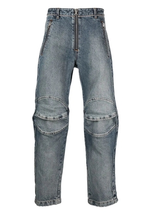 Diesel knee-pad zip-up jeans - Blue