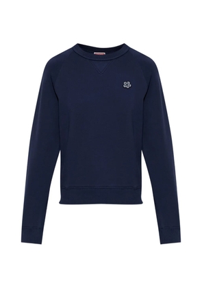 Kenzo logo-patch sweatshirt - Blue