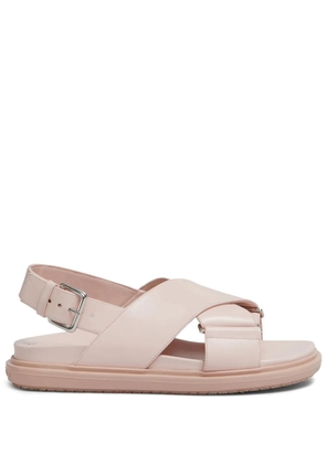Marni Fussbet leather sandals - Pink