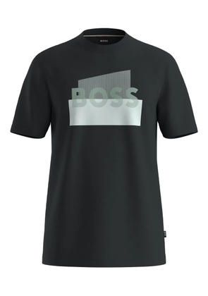 BOSS logo-print T-shirt - Black