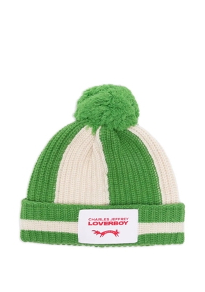 Charles Jeffrey Loverboy Pompom beanie hat - Green