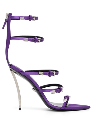 Versace Pin-Point 130mm sandals - Purple