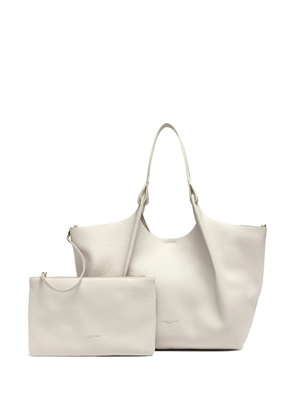 GIANNI CHIARINI pebbled shoulder bag - Neutrals