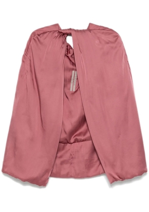 Rick Owens Masto cape - Pink