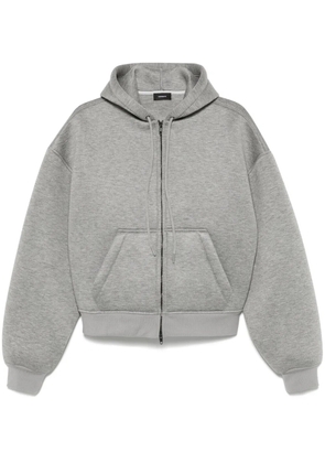 WARDROBE.NYC scuba-jersey hoodie - Grey