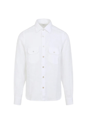 Kiton flap-pocket shirt - White
