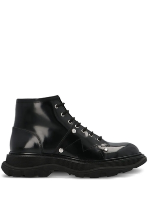 Alexander McQueen leather ankle boots - Black