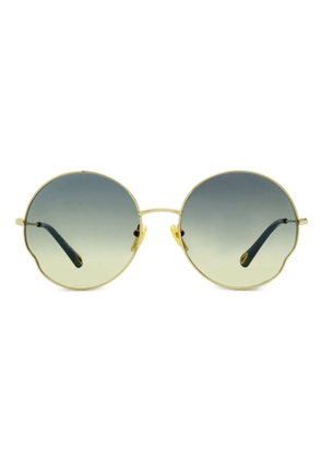Chloé Eyewear Joni round-frame sunglasses - Gold